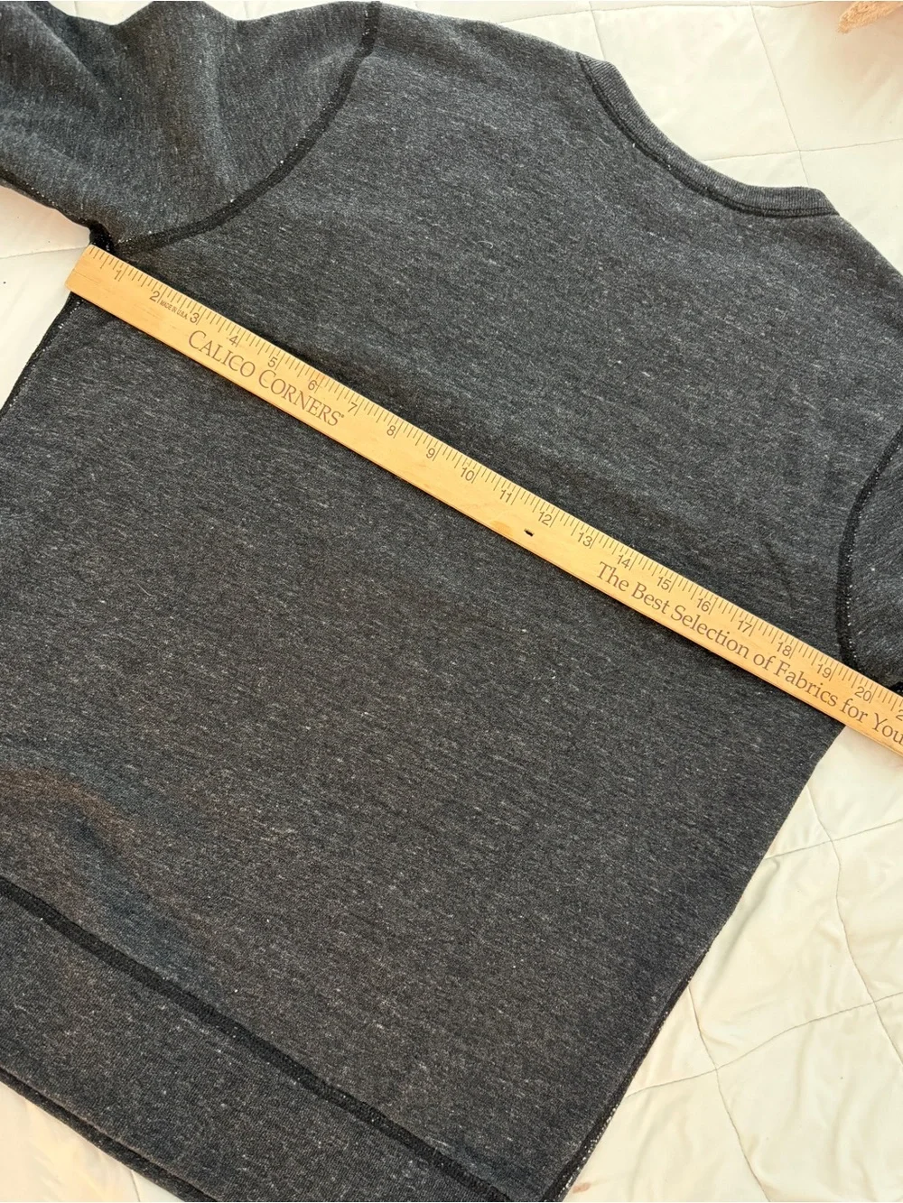 Flint and Tinder Huckberry Men's Charcoal Grey Crewneck Sweatshirt M Made in USA
